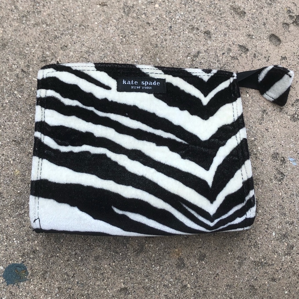 Vintage Kate Spade Zebra Zipper Pouch